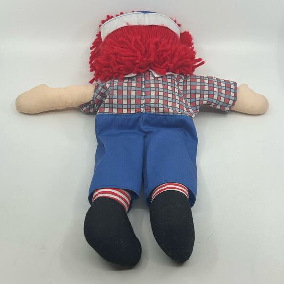 Raggedy Andy Doll 12 Inch by Russ 90th Anniversary Soft Toy w/Red Hair Vintage - Picture 5 of 5